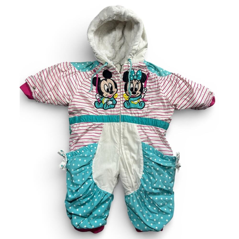Extremely RARE Vintage 1984 Disney Babies Snowsuit 24m 2Y By Mighty-Mac